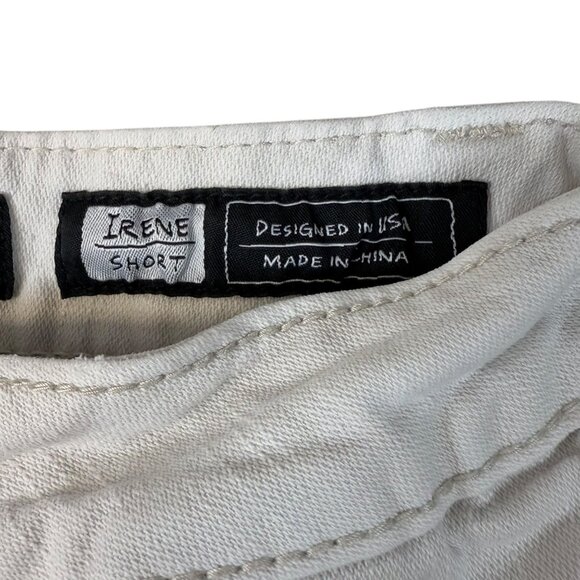 Miss Me Irene Shorts Womens Sz 29 White Embroidered Low Rise Flap Pocket Denim - Picture 8 of 15